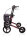 Rollator Olympos ATR Black Series S, OFF road wheels>>>>Farbe: bordeauxrot