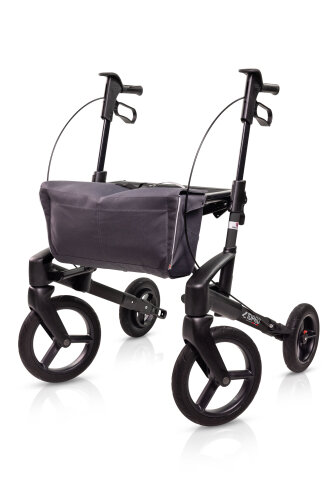 Rollator Olympos ATR Black Series SLIM M, OFF road wheels>>>>Farbe: nachtschwarz