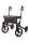 Rollator Olympos ATR Black Series SLIM M, OFF road wheels>>>>Farbe: nachtschwarz