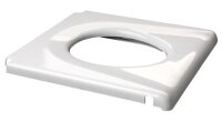 Sitzbrille mit Eimerhalterung, weiß>>>>