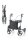 Rollator Topro Troja Original inkl. Stoffsitz und Netzkorb (max. 10 kg), silber>>>>Gr. S