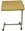 Bett-Tisch,Platte 40x60cm,Höhe 58-104cm,Buchedekor,