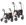 Rollator TAiMA M m.Stockhalter,u.Netz,PU,braunmetallic,SH59,