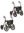 Rollator TAiMA XC, luftbereift, Netz und Stockhalter,...