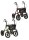 Rollator TAiMA XC, luftbereift, Netz und Stockhalter, rot-metallic>>>>