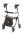 Rollator JUMBO 150 YANO,Sitz,Tasche,PU,anthrazit,