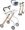 Aluminium Indoor-Rollator Lets go mit Tablett und Stoffkorb>>>>