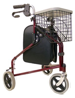 Delta-Gehrad TRI WALKER,PU,rot>>>>