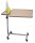 Bett-Tisch,get.Platte 40x78cm,Höhe 72-115cm,Walnuss,