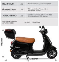 E-City 45 Retro Lithium V2021, Schwarz