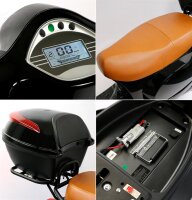 E-City 45 Retro Lithium V2021, Schwarz