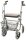 Rollator MIGO 2G 190/50 mit Stockhhalter, Tablett, Korb, PU, silber>>>>nur in 2er Schritten bestellbar