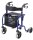 Alu-Rollator RL-smart,PU,Sitz,Stockhalter,Tasche,blau-met.,