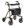Rollator TAiMA M GT m.Netz u.,Stockh.PU,resedagrün met.SH59,