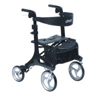 Rollator NITRO CARBON M m.Tasche,schwarz(Drive Medical)