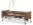 Bett DOMIFLEX 185,4-get.,100x200cm,Holz Sonoma Eiche,