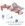 ALPHA Bettleiter Nylon 8x170cm,grau/rot,