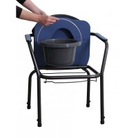 Open Toilettenstuhl versch. Farben Ocean Blau oder Grau