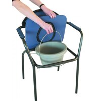 Open Toilettenstuhl versch. Farben Ocean Blau oder Grau