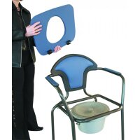 Open Toilettenstuhl versch. Farben Ocean Blau oder Grau