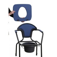 Open Toilettenstuhl versch. Farben Ocean Blau oder Grau