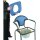 Open Toilettenstuhl versch. Farben Ocean Blau oder Grau