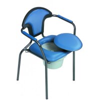 Open Toilettenstuhl mit Abdeckplatte höhenverstellbar versch. Farben