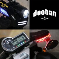 Goodyear Ego 2 - Doohan iTank Elektroroller 3-Wheel, Blau, 45 Km/H