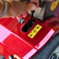 E-Quad 6 Blei-Gel, Rot