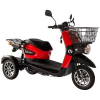 Rolektro E-Carrier 25 V.2 Blei-Gel, Rot, ohne Koffer
