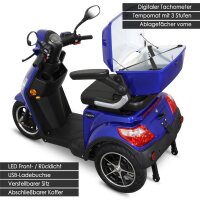 E-Trike 25 V.2 Blei-Gel, Blau