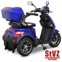 E-Trike 25 V.2 Blei-Gel, Blau