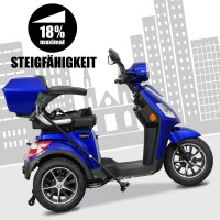 E-Trike 25 V.2 Blei-Gel, Blau