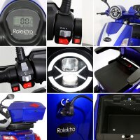 E-Trike 25 V.2 Blei-Gel, Blau