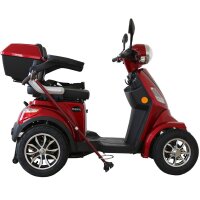 E-Quad 25, Rot, 60V-20Ah Bleigel Akkus, 1000 Watt