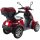 E-Quad 25, Rot, 60V-20Ah Bleigel Akkus, 1000 Watt