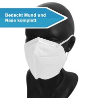 FFP2 Atemschutzmasken zertifiziert 5x 2er Pack, KN95, gegen Viren