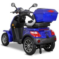 Elektroroller E-Quad 25 V.3 Lithium, Blau, 60V-20Ah Akku, 1000 Watt
