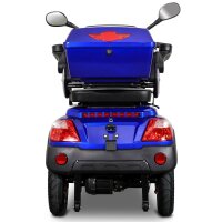 Elektroroller E-Quad 25 V.3 Lithium, Blau, 60V-20Ah Akku, 1000 Watt