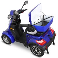 Elektroroller E-Quad 25 V.3 Lithium, Blau, 60V-20Ah Akku, 1000 Watt
