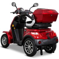 Elektroroller E-Quad 25 V.3 Lithium, Rot, 60V-20Ah Akku, 1000 Watt