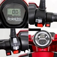 Elektroroller E-Quad 25 V.3 Lithium, Rot, 60V-20Ah Akku, 1000 Watt