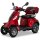 Elektroroller E-Quad 25 V.3 Lithium, Rot, 60V-20Ah Akku, 1000 Watt