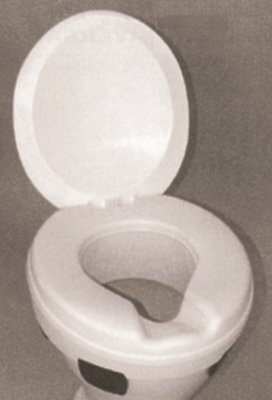 Toilettensitzerhöhung CLIPPER,III mit Deckel 10cm(Ato Form),