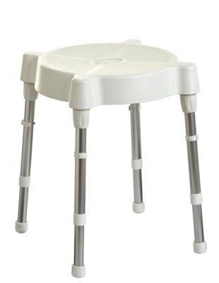 Duschhocker VERONA ,höhenverstellbar, weiß>>>>