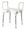 Duschhocker CANNES mit Armlehnen und Ausschnitt,...