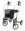 Rollator TOPRO Troja 5G M,schwarz,