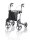 Rollator Topro Troja Original inkl. Stoffsitz und Netzkorb (max. 10 kg), silber>>>>Gr. M