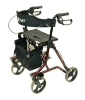 Rollator TORRO m.Stockhalter,u.Netzkorb,anthrazit,