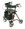 Rollator TORRO m.Stockhalter,u.Netzkorb,anthrazit,